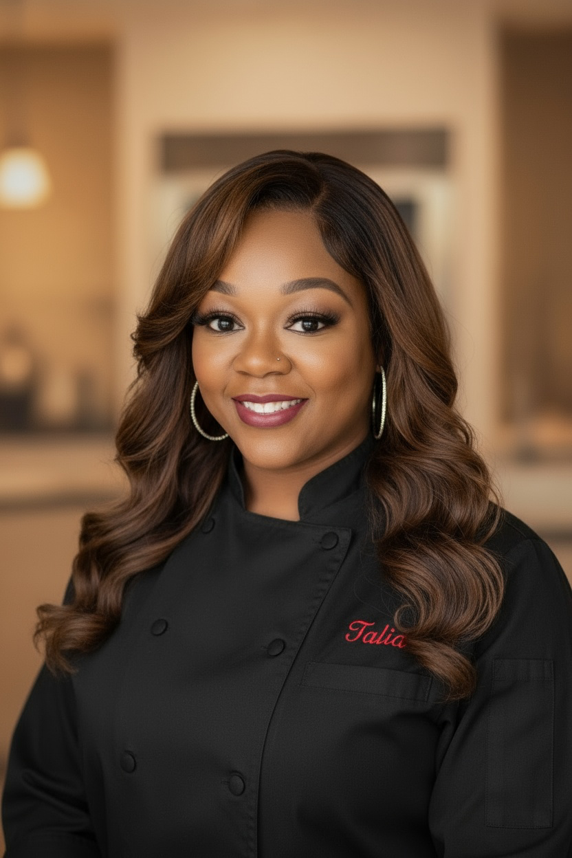 Chef Talia, founder of Platinum Palate Catering